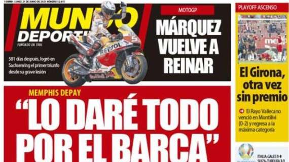 Le aperture spagnole - Depay: 'Darò tutto per il Barça'. Per la Spagna è "crisi di fiducia"
