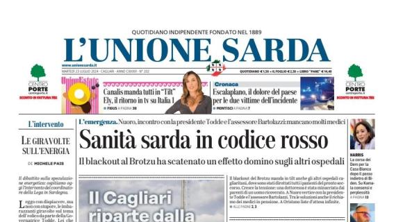 L'Unione Sarda sui rossoblù di Nicola: "Il Cagliari riparte dalla Valle d'Aosta"