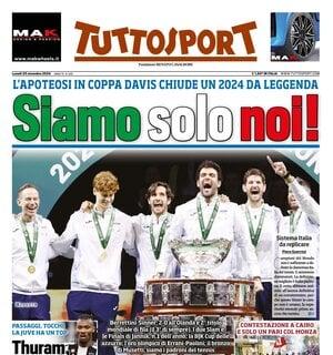 La prima pagina di Tuttosport: "Thuram, altro che Rabiot. Qualcuno salvi il Toro"