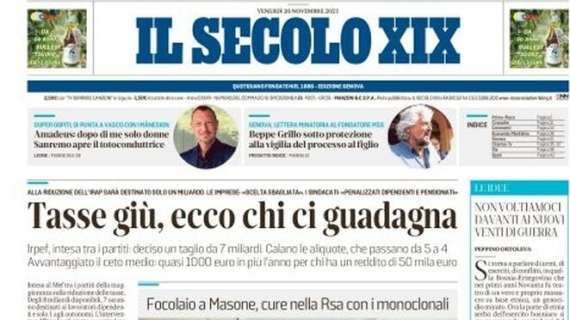 Il Secolo XIX: "La Genoa Tv per aprirsi al mondo: si parte con un monologo di Buffa"