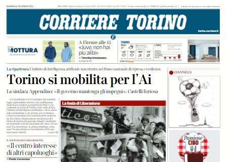 Corriere di Torino apre con il monito di Pirlo: "Juve, non hai più alibi"