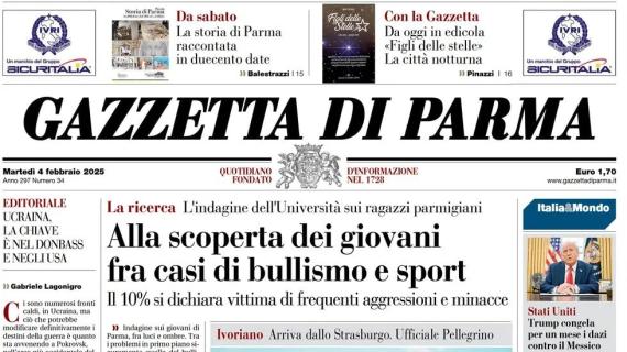 La Gazzetta di Parma titola sul mercato gialloblu: "Colpo in extremis per la difesa: ecco Sylla"