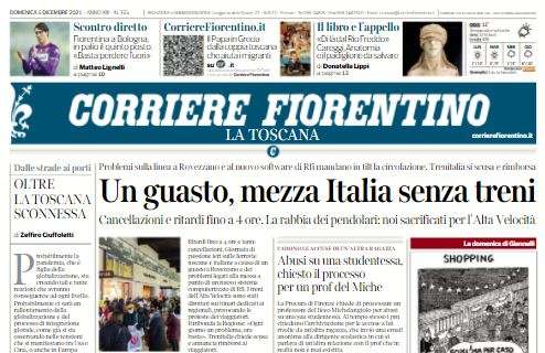 Corriere Fiorentino: "Scontro diretto. Fiorentina a Bologna, in palio il quinto posto"