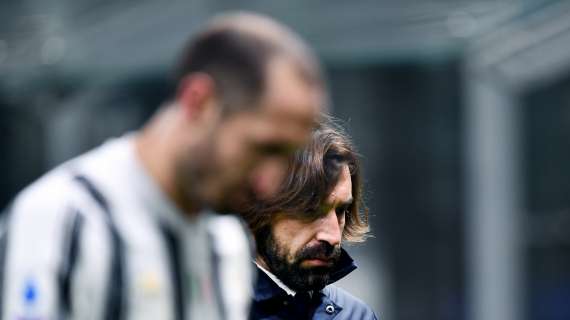 Juventus, Pirlo rassicura su Chiellini: "Ringrazio Mancini, sta bene. Spero di averlo a lungo"