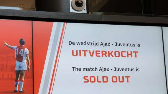 TMW - Ajax-Juve, sold out alla Cruijff Arena: 55.000 biglietti venduti