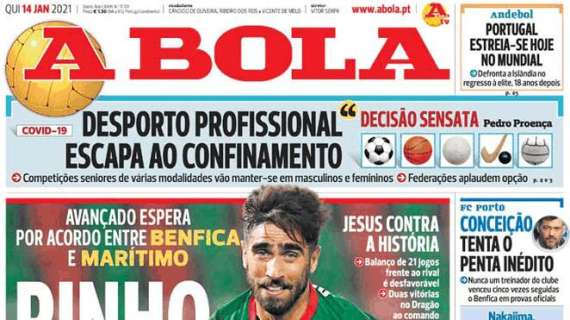 Le aperture portoghesi - Tre casi Covid nello Sporting Lisbona. Benfica su Pinho