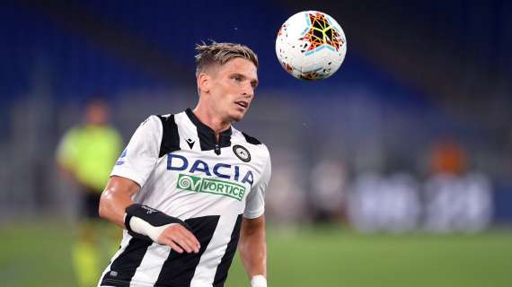 Udinese, fiducia a Larsen dopo l'erroraccio di San Siro: il danese titolare contro il Sassuolo