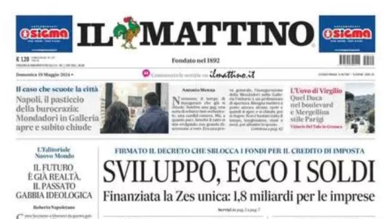 Il Mattino apre sul Napoli: "Kvara, il sigillo sul suo futuro"