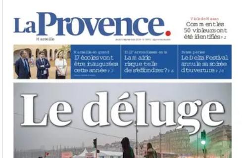 La Provence in prima pagina: "Veretout, la grande bocciatura"