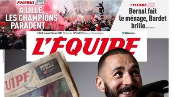 L'apertura de L'Equipe su Benzema in Nazionale: "Mi sono sempre sentito un Bleu"