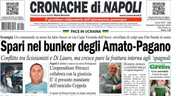 Cronache di Napoli: "Conte sfida la Lazio per superare il tabù ottavi"