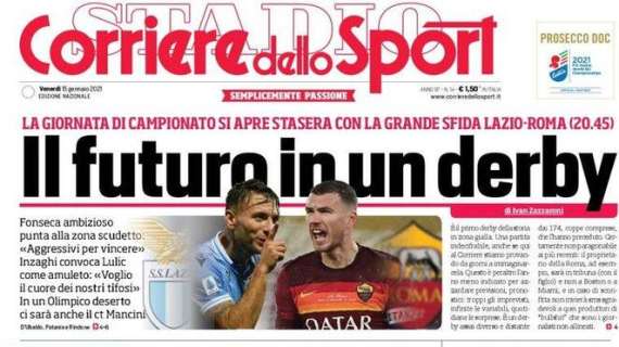 L'apertura del Corriere dello Sport con Ibrahimovic: "Così ho rifatto grande il Milan"