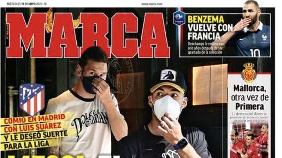 Le aperture spagnole  - Benzema torna in Nazionale, Messi avvistato a Madrid con Suarez