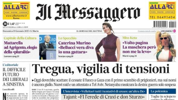 Lazio stasera a Verona, Il Messaggero: "Dia e Taty insieme. Baroni all'assalto"