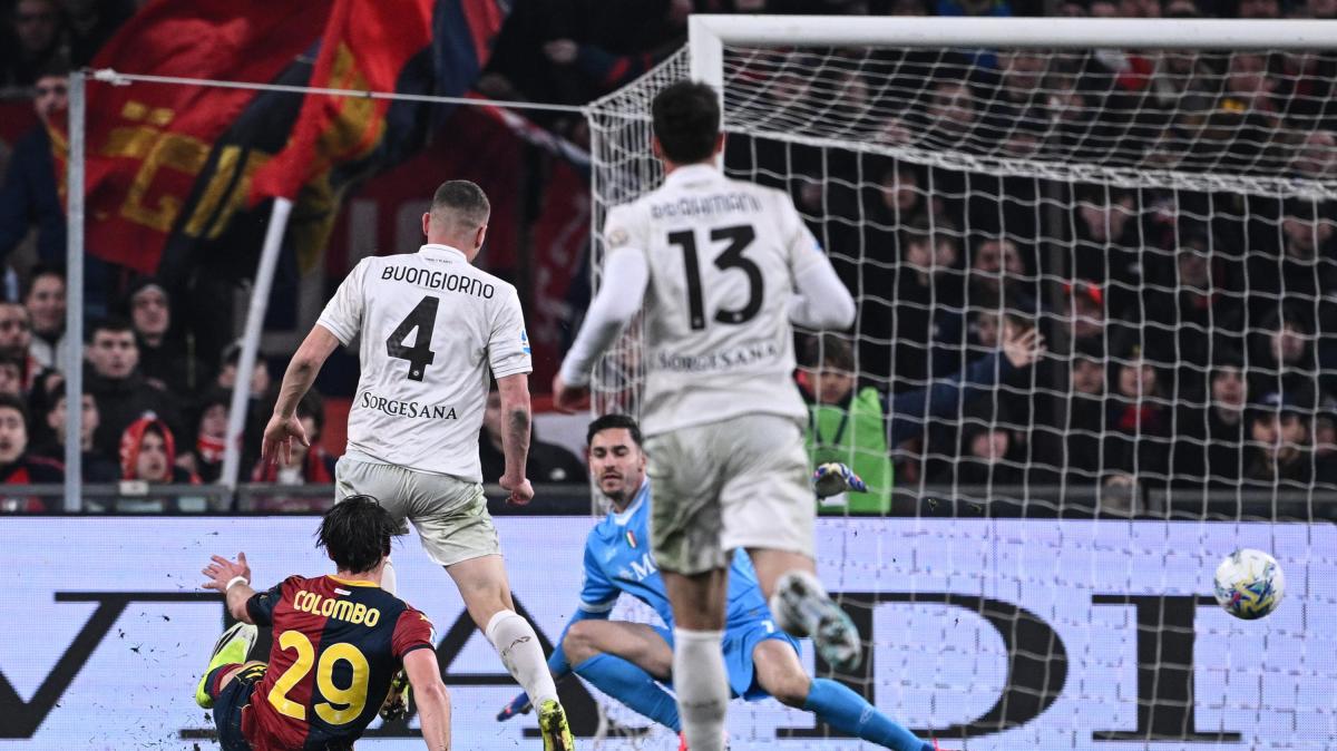 Genoa-Napoli 2-3: il tabellino della gara