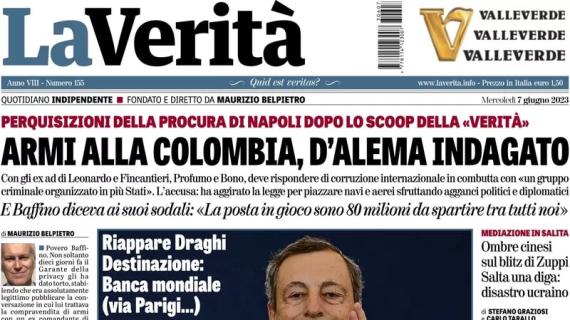 La Verità in prima pagina: "Maldini via dal Milan, Pioli in bilico. Perplessi i giocatori"
