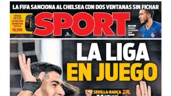 Siviglia-Barcellona, Sport sui catalani: "La Liga in palio"