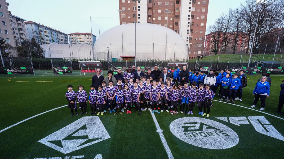 EA Sports e Serie A inaugurano un campo a Milano, De Siervo: "Campetti di periferia fondamentali"