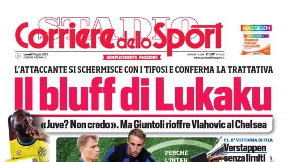 L'apertura del Corriere dello Sport: "Frattesi più Samardzic, il centrocampo migliore"