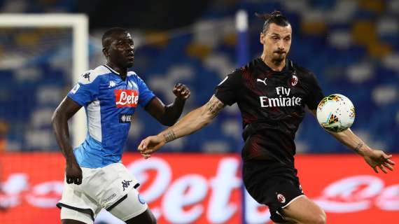 Stasera Napoli-Milan, da Ibra-Koulibaly e Mertens-Romagnoli: quanti duelli al "San Paolo"