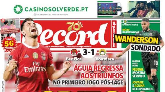 Benfica, Record e il ritorno alla vittoria contro il Boavista: "Grido di rivolta"