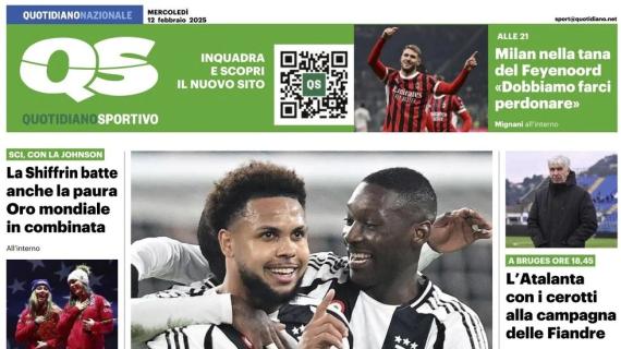 McKennie-Mbangula, PSV battuto. QS in prima pagina: "Un carattere da Signora"