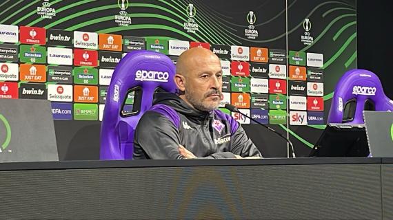 Fiorentina, Italiano: "Vogliamo arrivare in fondo alla Conference, domani non sbaglieremo"