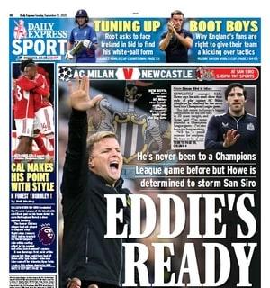 Le aperture inglesi - Champions League, il Newcastle sfida il Milan: "Eddie Howe è pronto"