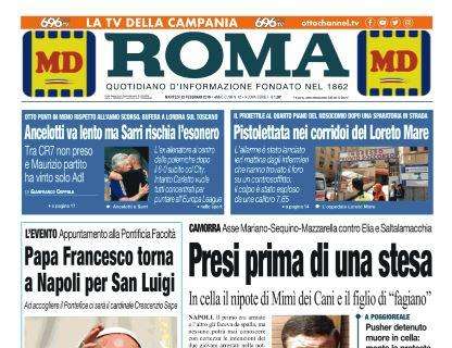 Il Roma: "Ancelotti va lento ma Sarri rischia l'esonero"
