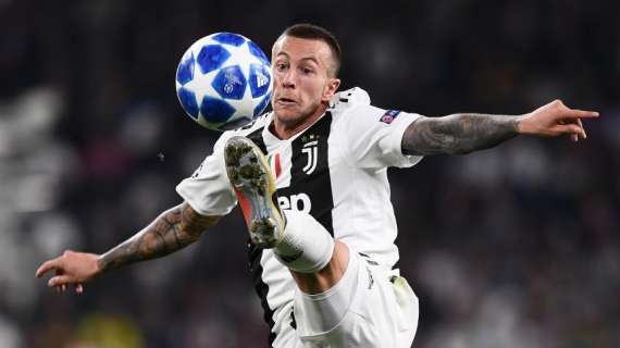 Bologna-Juventus 0-1, fine 1° tempo: bianconeri avanti con Bernardeschi