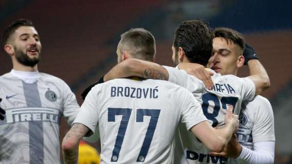 Coppa Italia, Inter-Benevento 3-0: partita virtualmente chiusa al 45'