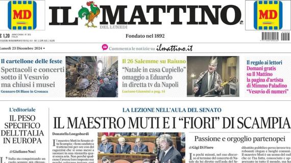 Il Mattino sulla lotta Scudetto: "Napoli, Conte ci crede: non cambia niente"