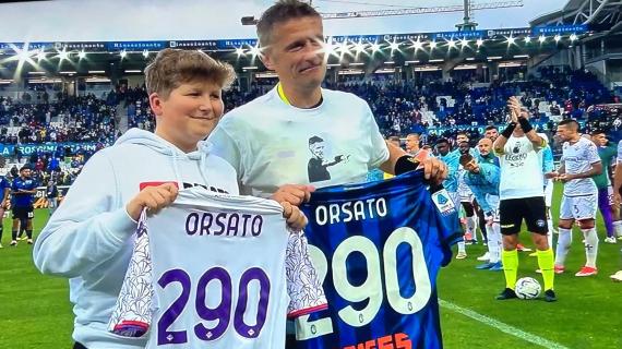 Atalanta-Fiorentina, l'addio alla Serie A di Orsato. Maglia speciale e pasillo de honor
