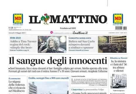 Il Mattino in apertura: "Napoli, con l'addio di Spalletti sorge il nodo stipendi"