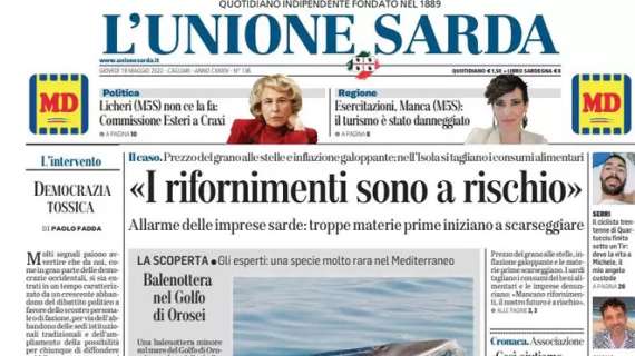 L'Unione Sarda: "Cagliari, crolla il valore della rosa: -60 milioni in un solo anno"