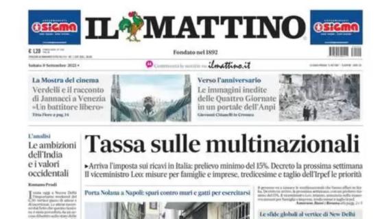 Il Mattino: "Spalletti, quanto Napoli c'è nell'avventura con l'Italia"