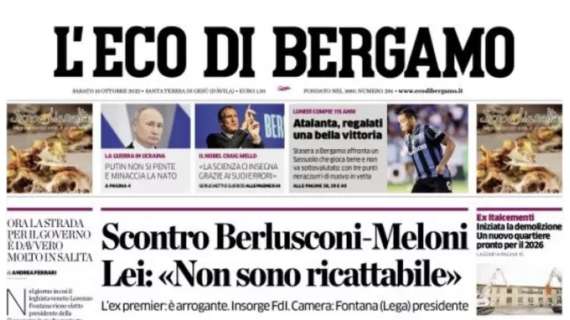 L'Eco di Bergamo: "Atalanta, regalati una bella vittoria per il primato"