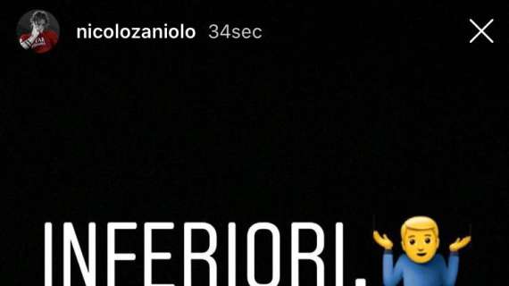 Cori dei tifosi della Lazio contro Zaniolo, lui risponde su IG: "Inferiori"