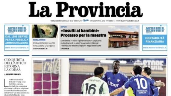 La Provincia di Como: "Prima Diao, poi il Diavolo. Ma il Como fa paura al Milan"