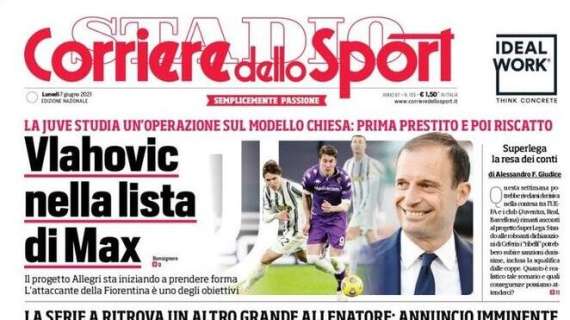 L'apertura del Corriere dello Sport sulla Lazio: "Il giorno di Sarri"