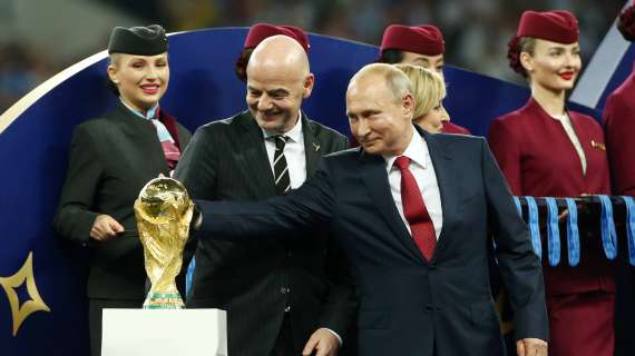 Putin incontra Infantino a Mosca. Fra i temi trattati i preparativi per Qatar 2022