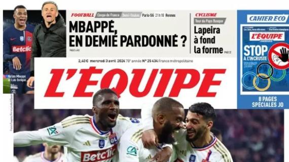 Lacazette trascina il Lione in finale di Coppa di Francia: l'apertura de L'Equipe