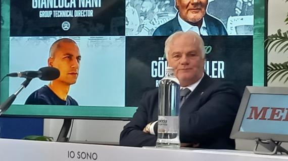 Udinese, Nani: "Abbiamo le idee chiare sul mercato. Pafundi? Un grande giocatore, vediamo"