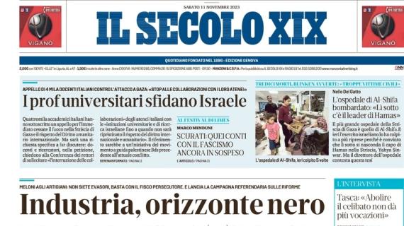 Il Secolo XIX: "Genoa, con il Verona il sigillo al volo di Radu Dragusin per i 3 punti"