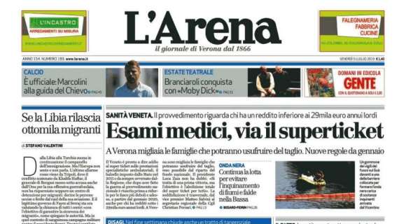 L'Arena: "Marcolini alla guida del Chievo"