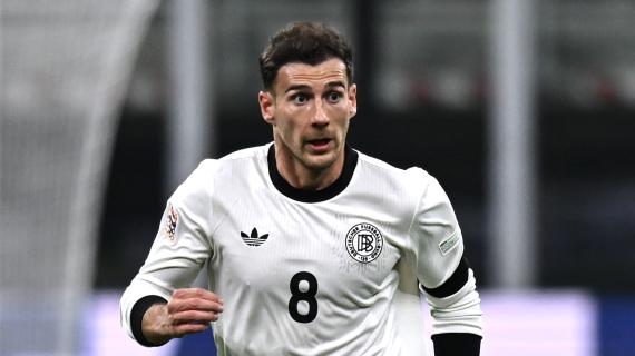 Italia sotto a San Siro: tutto facile per Goretzka, 2-1 della Germania