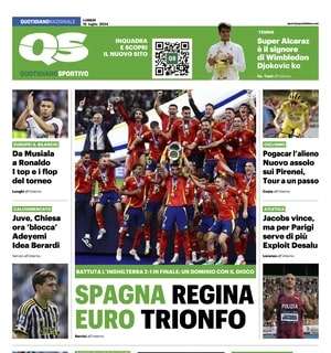 QS in apertura: "Juve, Chiesa ora 'blocca' Adeyemi: idea Berardi. Como, ora c'è Martial"