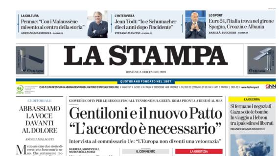 Euro2024, si parte. La Stampa: "L'Italia trova nel girone Spagna, Croazia e Albania"