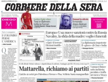 Corriere della Sera: "Assalto all'Europa: così l’Italia può avere  il 5° posto in Champions"