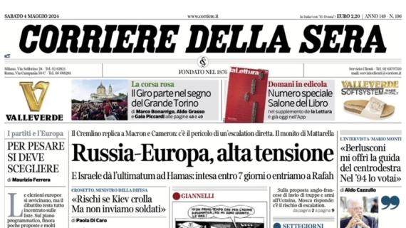 Corriere della Sera: "Torino, manca il gol per la felicità contro un Bologna col freno a mano"